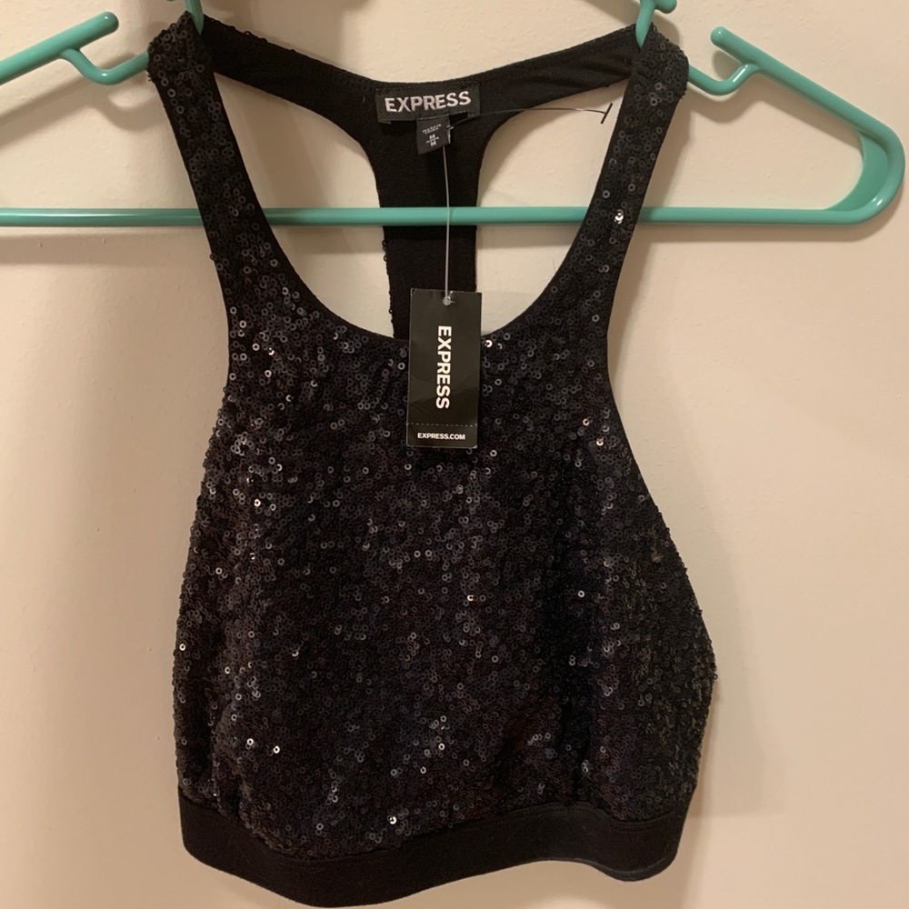 Express sequin top - Picture 3 of 5
